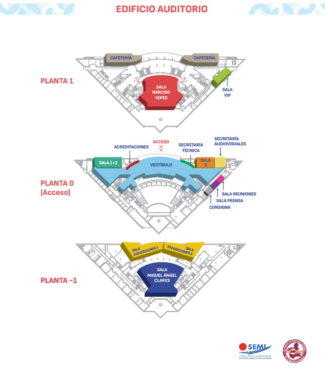 Plano del Auditorio SEMI 2026