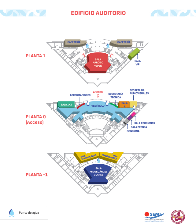 Plano del Auditorio SEMI 2026