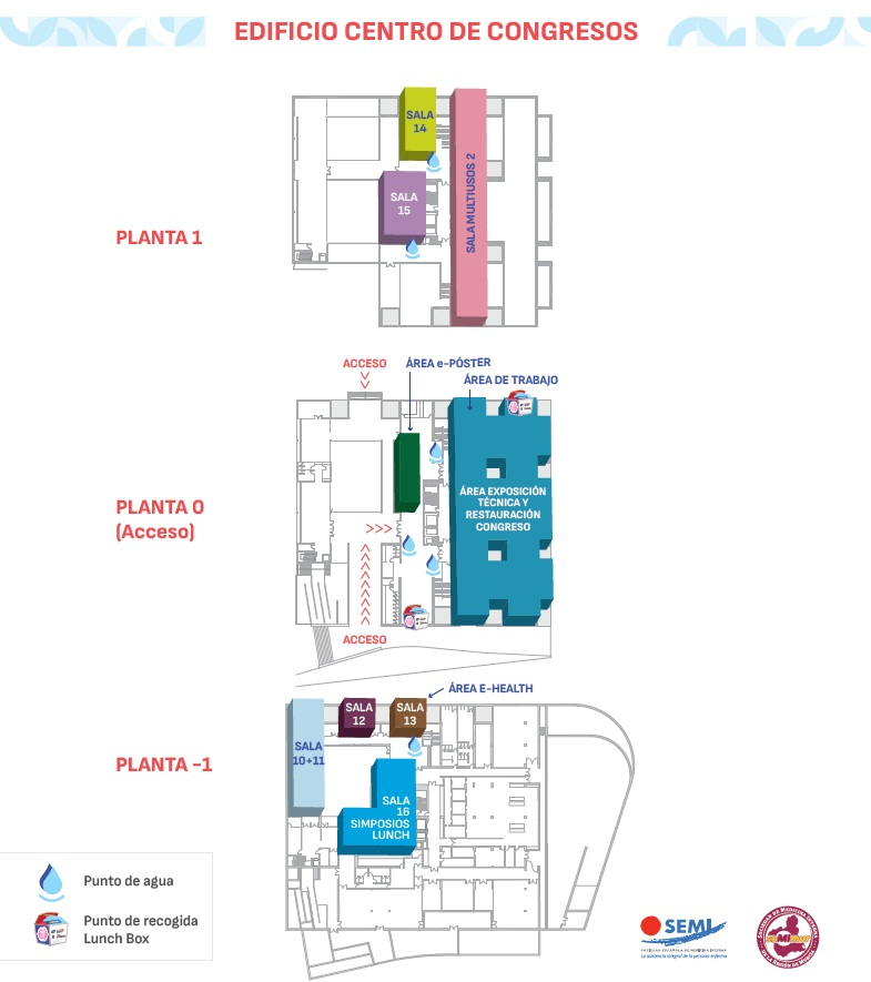 Plano del Centro de Congresos SEMI 2026